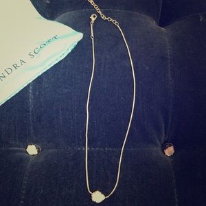 Kendra Scott Earrings and Necklace In Ivory Pearl